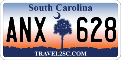 SC license plate ANX628
