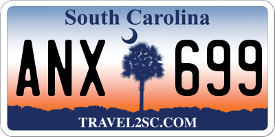 SC license plate ANX699