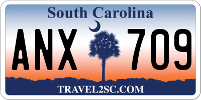 SC license plate ANX709