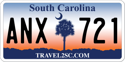 SC license plate ANX721