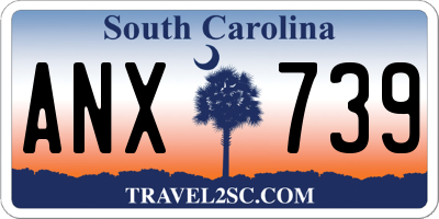 SC license plate ANX739