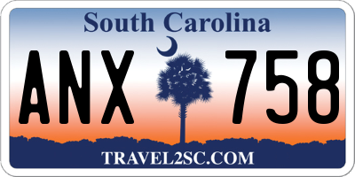 SC license plate ANX758