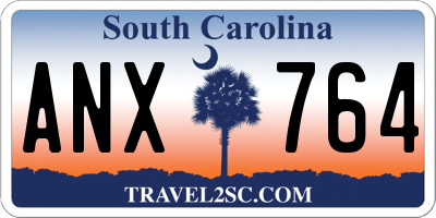 SC license plate ANX764