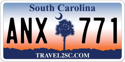 SC license plate ANX771