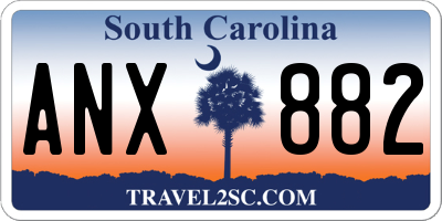 SC license plate ANX882