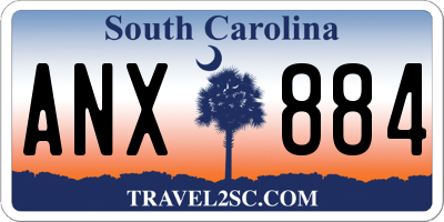 SC license plate ANX884