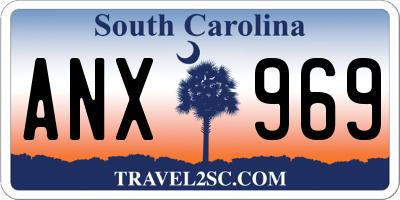 SC license plate ANX969