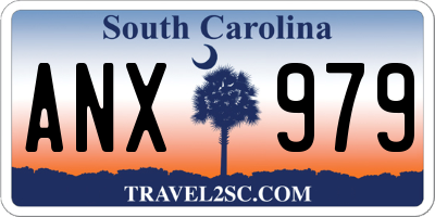 SC license plate ANX979