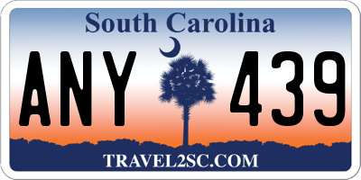 SC license plate ANY439