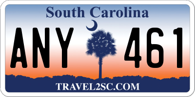 SC license plate ANY461
