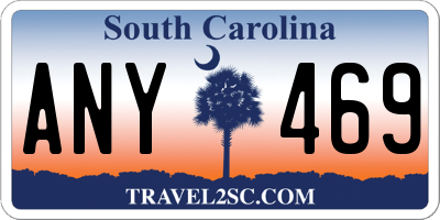 SC license plate ANY469