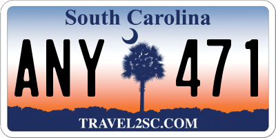 SC license plate ANY471
