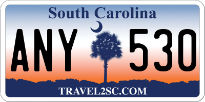 SC license plate ANY530