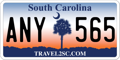 SC license plate ANY565