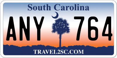 SC license plate ANY764