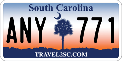 SC license plate ANY771