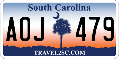 SC license plate AOJ479