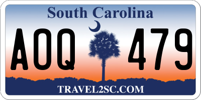 SC license plate AOQ479