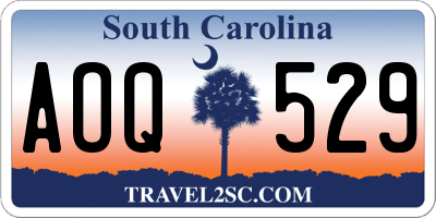 SC license plate AOQ529