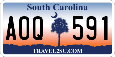 SC license plate AOQ591
