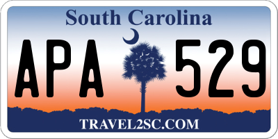 SC license plate APA529