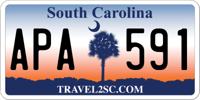 SC license plate APA591