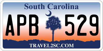 SC license plate APB529