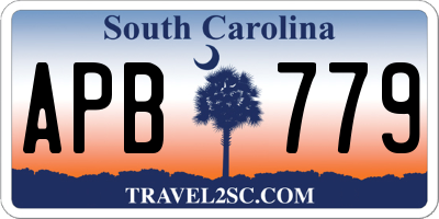 SC license plate APB779