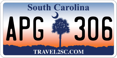 SC license plate APG306