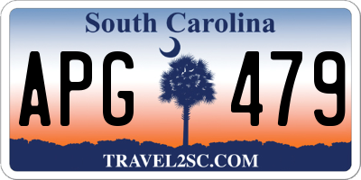 SC license plate APG479