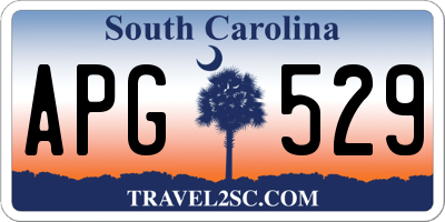 SC license plate APG529