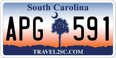 SC license plate APG591