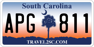 SC license plate APG811