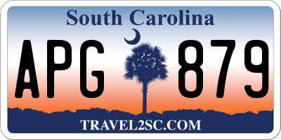 SC license plate APG879
