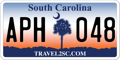 SC license plate APH048