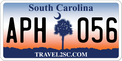SC license plate APH056