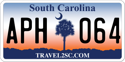 SC license plate APH064