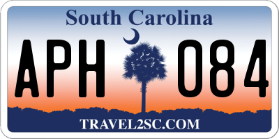SC license plate APH084