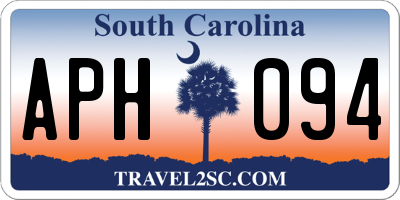 SC license plate APH094