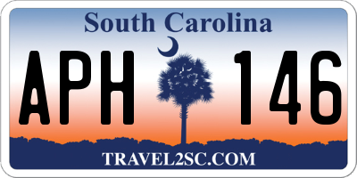 SC license plate APH146