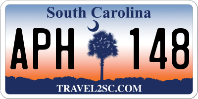 SC license plate APH148