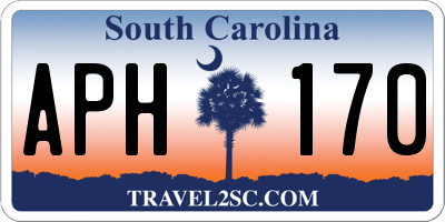 SC license plate APH170