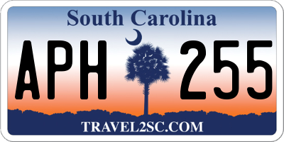 SC license plate APH255