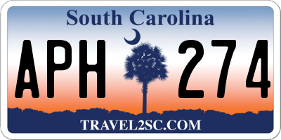SC license plate APH274