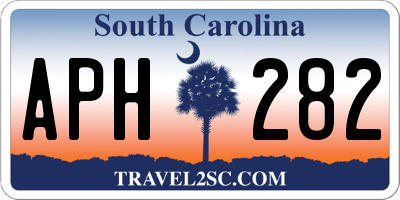 SC license plate APH282