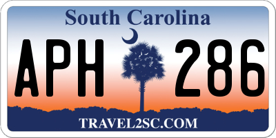 SC license plate APH286