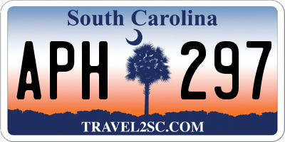 SC license plate APH297