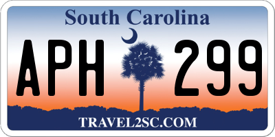 SC license plate APH299