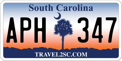 SC license plate APH347