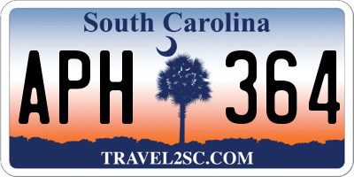 SC license plate APH364
